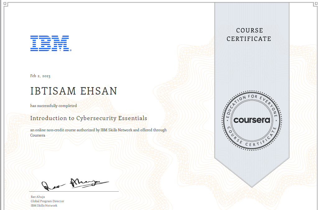 Ibtisam Ehsan | Information Security Researcher